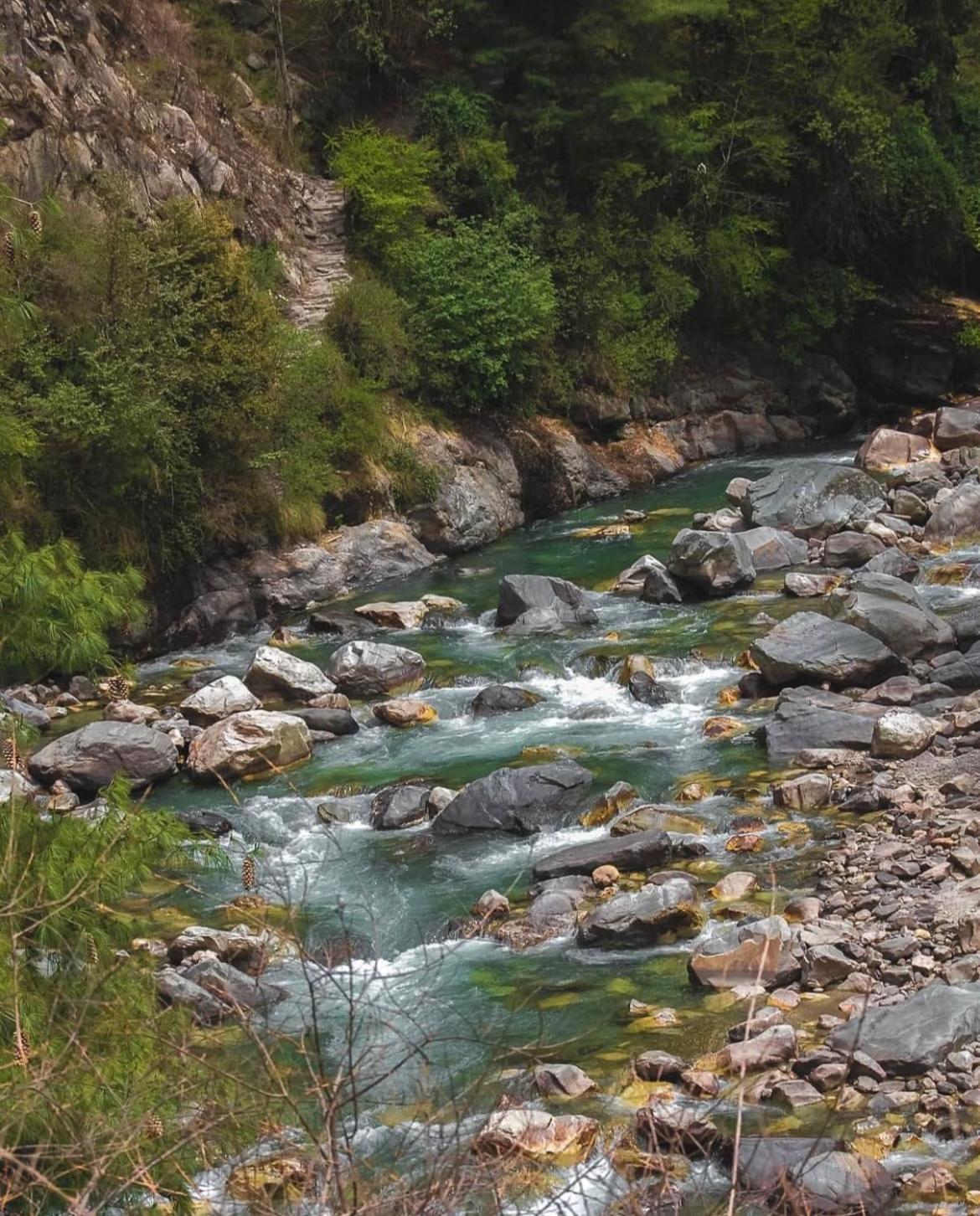 Sainj Riverside Cottages Esterno foto